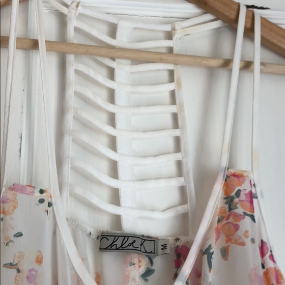 Chloe K shear tank top, with back detail, size M - Picture 6 of 7